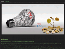 Tablet Screenshot of ntuentrepreneur.org